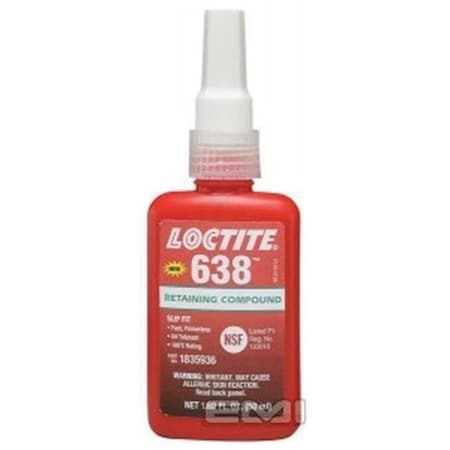 Loctite Loctite 442-1835936 638 Retaincompoundslip Fit Max. Strength 50 ml 442-1835936